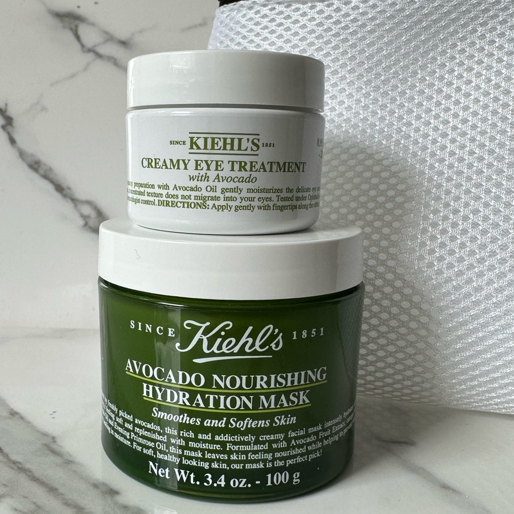 BRAND NEW KIEHL'S Creamy Eye Treatment & Avocado Nourishing hydration mask